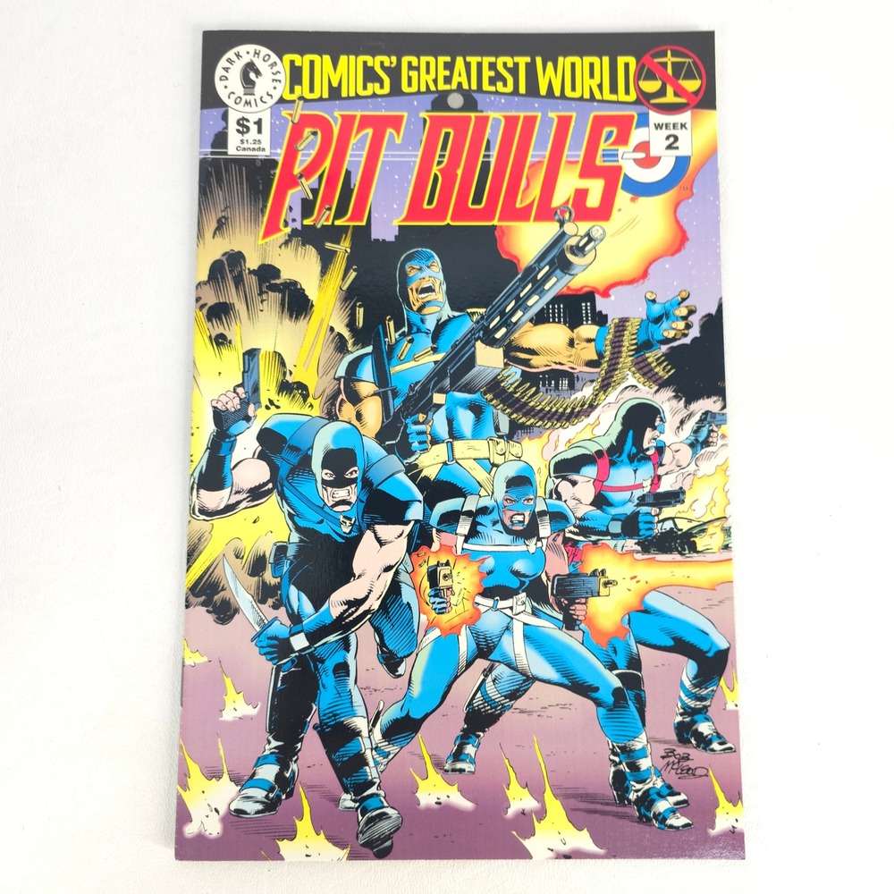 Comics' Greatest World Pit Bulls Week 2 Dark Horse Comics 1993 SciFi Action Team
